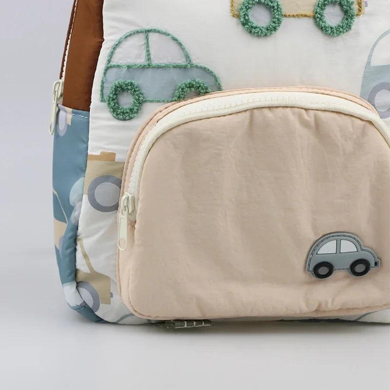Sac à dos brodé de voiture