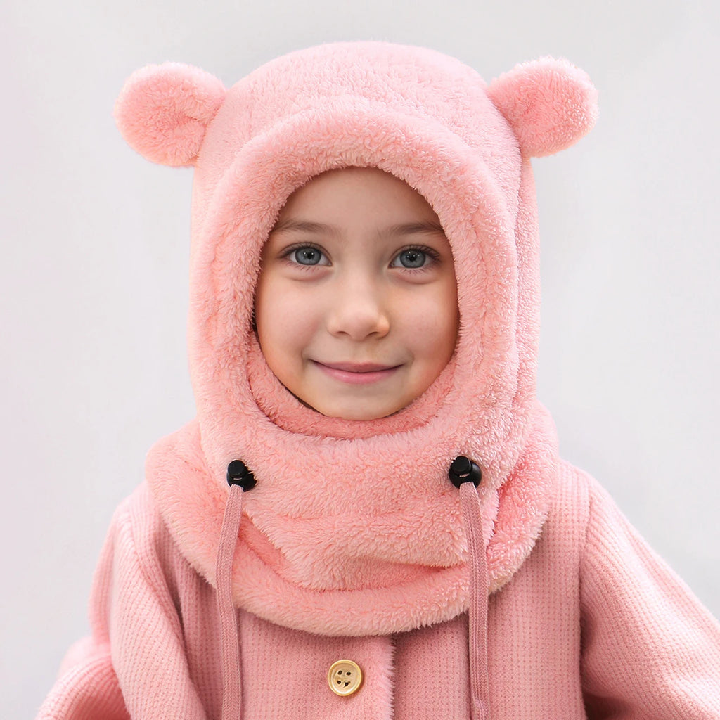 Cagoule en peluche