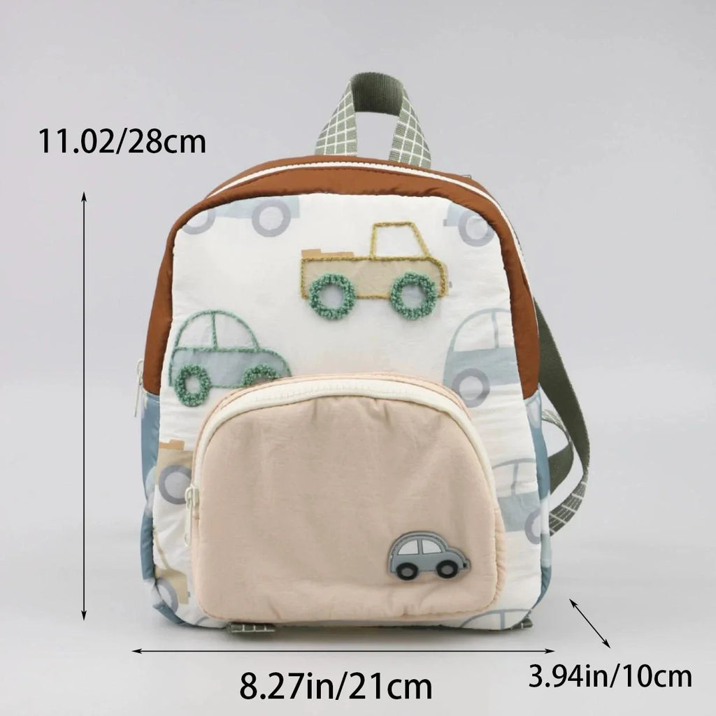 Sac à dos brodé de voiture