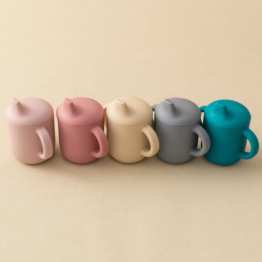 Tasse de paille en Silicone pour enfants