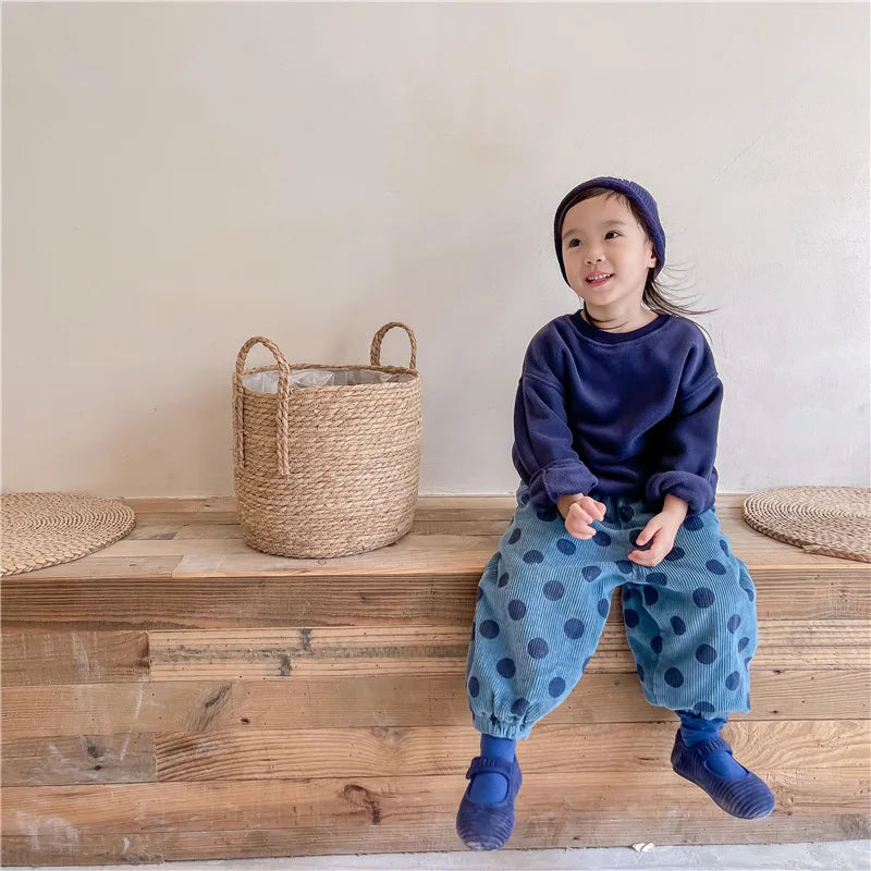 Pantalon a pois