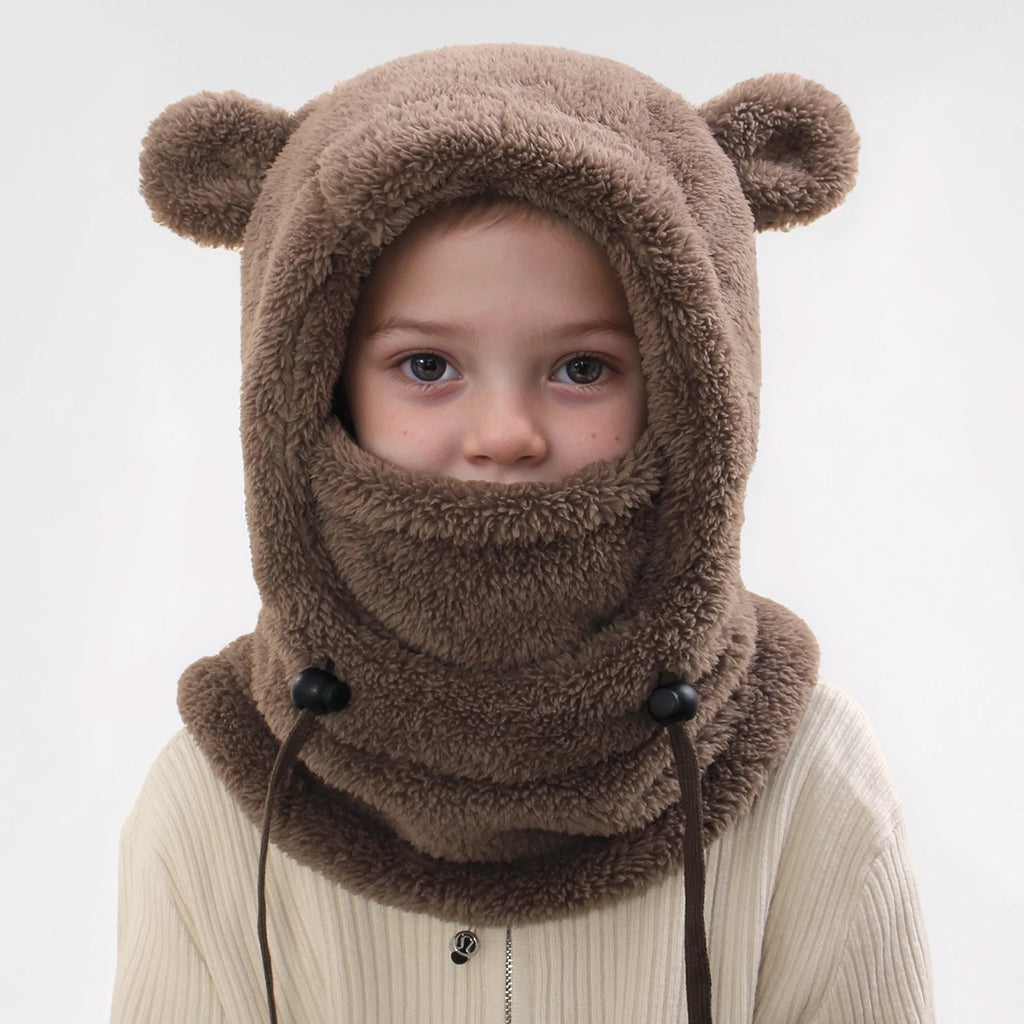 Cagoule en peluche