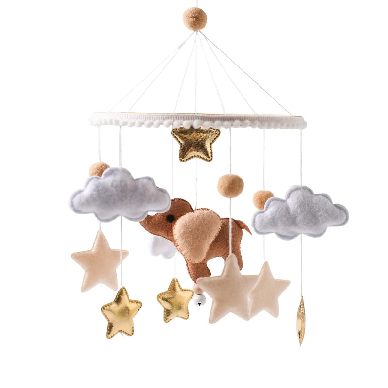 Mobile Hochets de bébé en bois