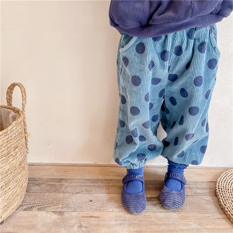 Pantalon a pois