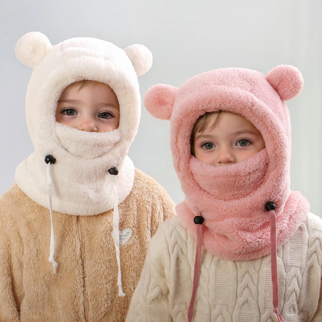Cagoule en peluche